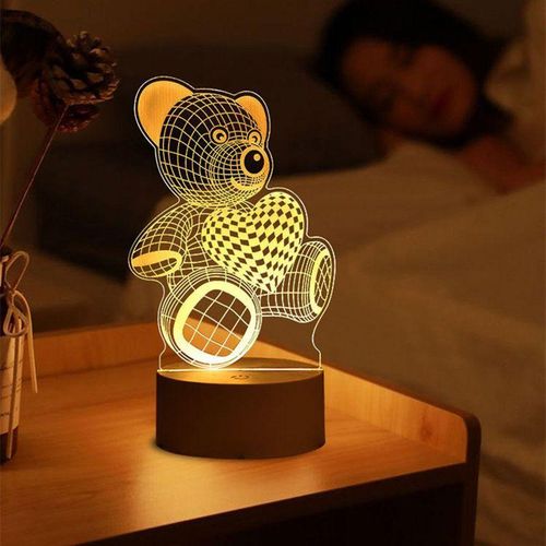 ديكور دبدوب مضيء 3D