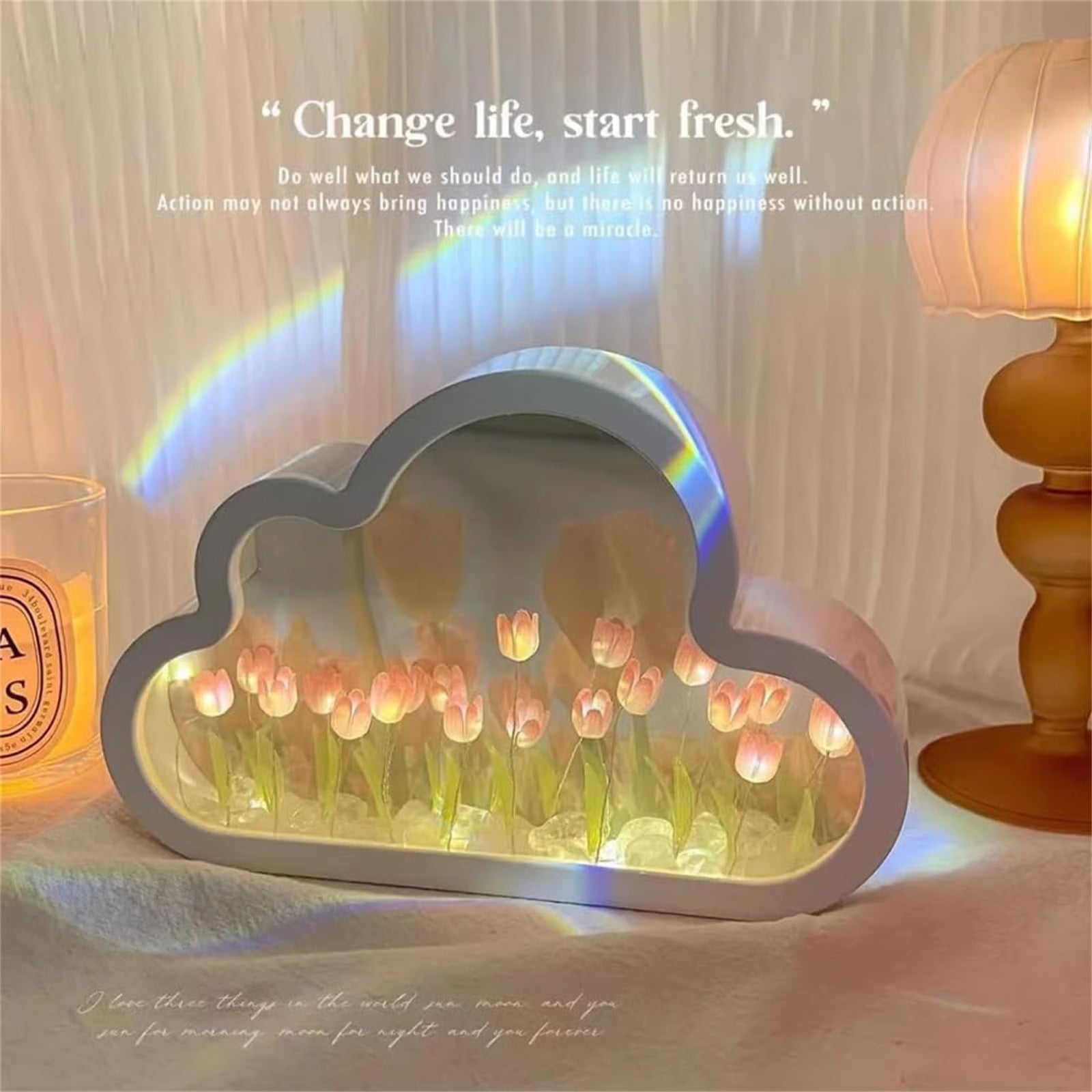 Infinity Tulips Mirror