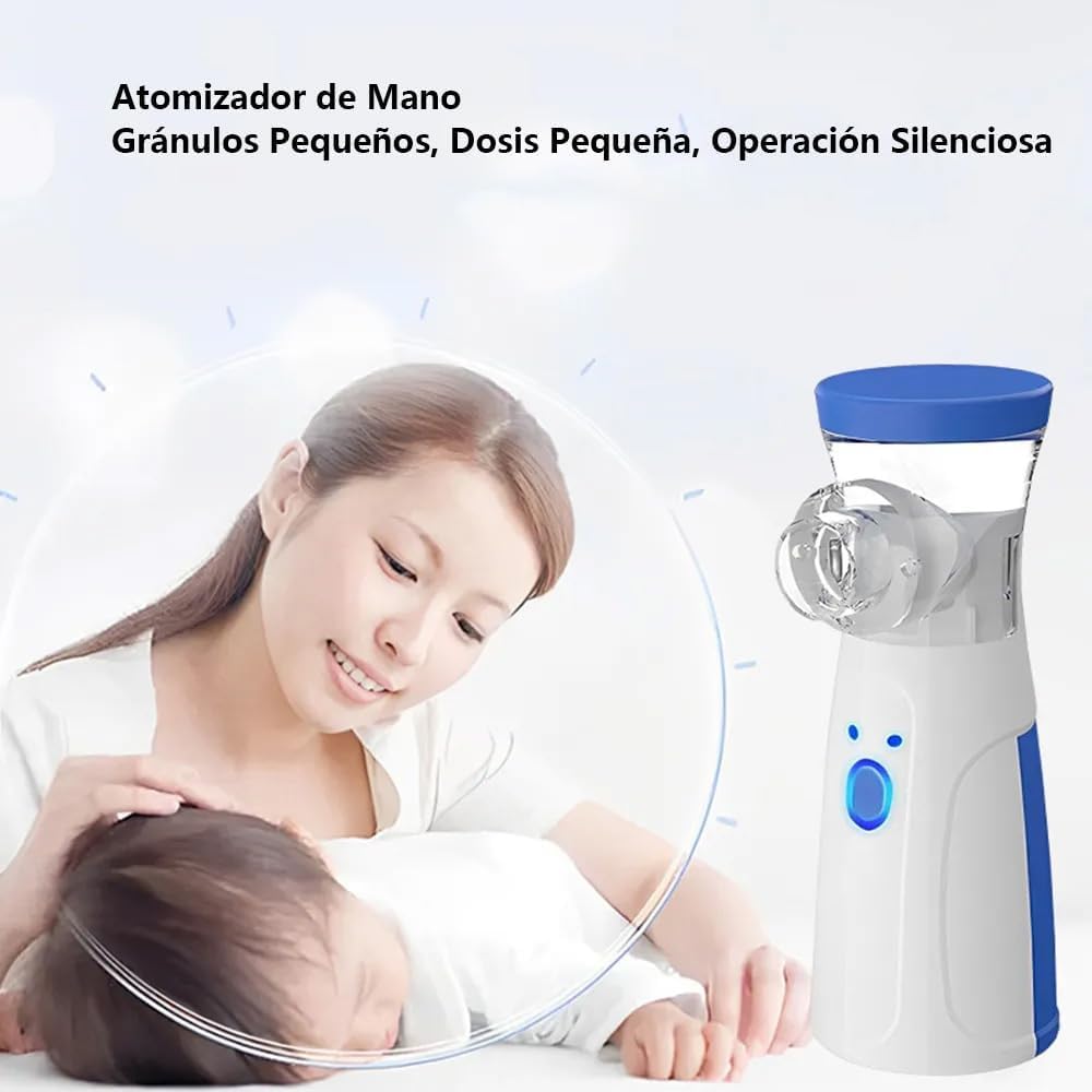 🌬️ جهاز استنشاق البخار المنزلي للأطفال – MESH NEBULIZER
