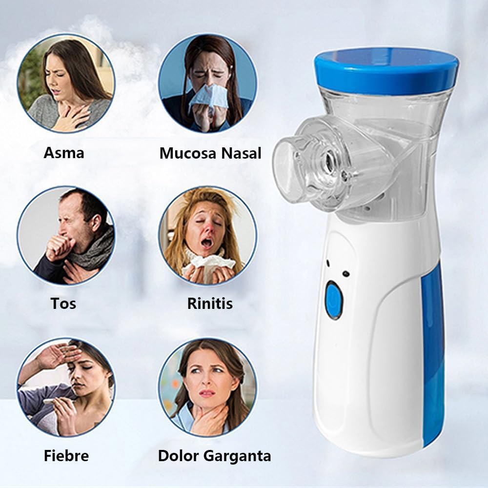 🌬️ جهاز استنشاق البخار المنزلي للأطفال – MESH NEBULIZER