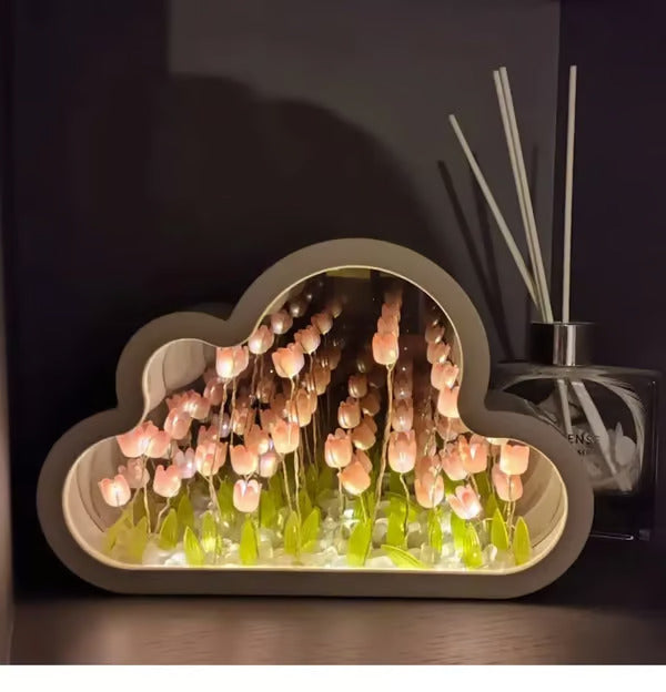 Infinity Tulips Mirror