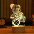 ديكور دبدوب مضيء 3D
