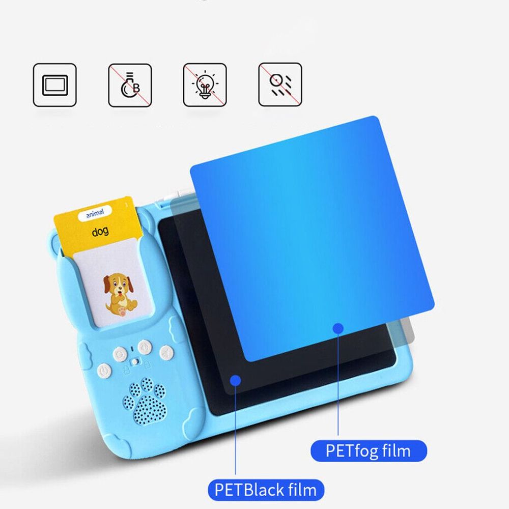 لوح LCD تفاعلي مع بطاقات تعليمية للأطفال