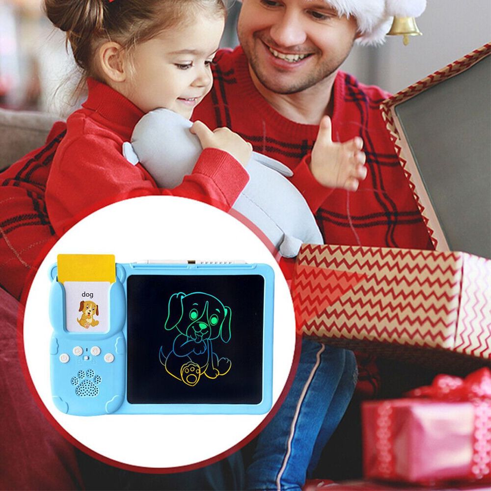 لوح LCD تفاعلي مع بطاقات تعليمية للأطفال